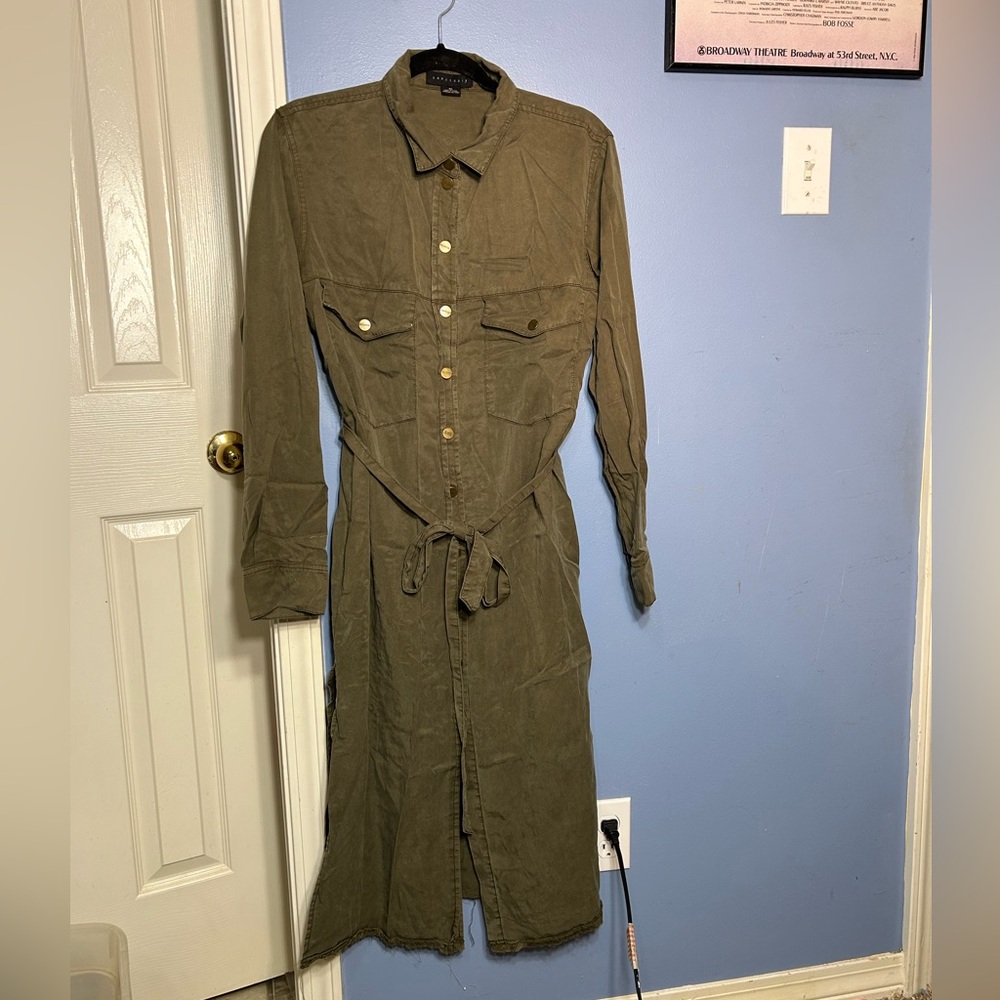 Sanctuary maxi trench dress
